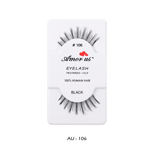 6 AMOR US Human Natural Hair False Eyelashes - 6 Pairs "Pick Your 1 Type"*Joy's* - Picture 33 of 59