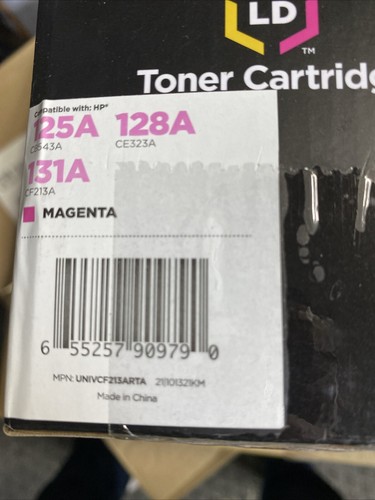 LD Toner Cartridge Magenta Compatible with HP125A/128A/131A Canon 116/131 Sealed - 第 5/24 張圖片