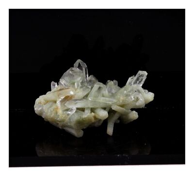 Stones and Minerals. Quartz + Chlorite. 79.5 ct. Val Ferrand, Clavans, Oisans,