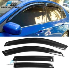 Fits 08-14 Subaru WRX STI 08-11 Impreza Slim Style Window Visors Rain Sun Guard
