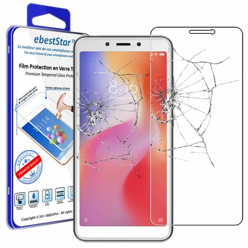 Protection écran Verre Trempé 9H Pour Xiaomi Redmi 6 Et 6A - Film Transparent Haute Résistance