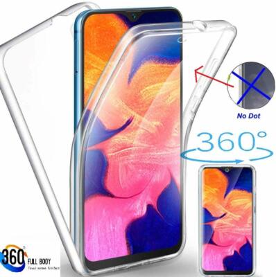 360° Full Protection Clear Silikon Case Hülle für Samsung Galaxy A10 A40 A50 A70