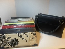 Miche Black Base Brown Interior Purse With 12 Miche Shells