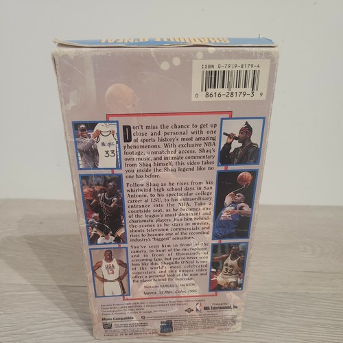 Shaquille O'Neal - Larger Than Life (VHS, 1995) Shaq NBA - Picture 4 of 8