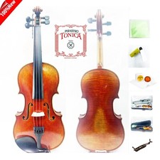^Capriana Gagliano Violin Outfit 4/4-/2 VN402S-R Maintenance +Pack Tonica String