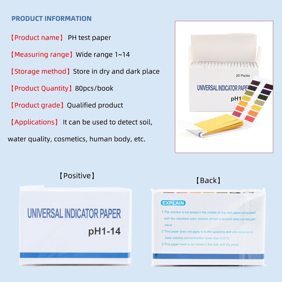 Reliable pH Test Strips for Assessing Acidic and Alkaline Levels pH 1