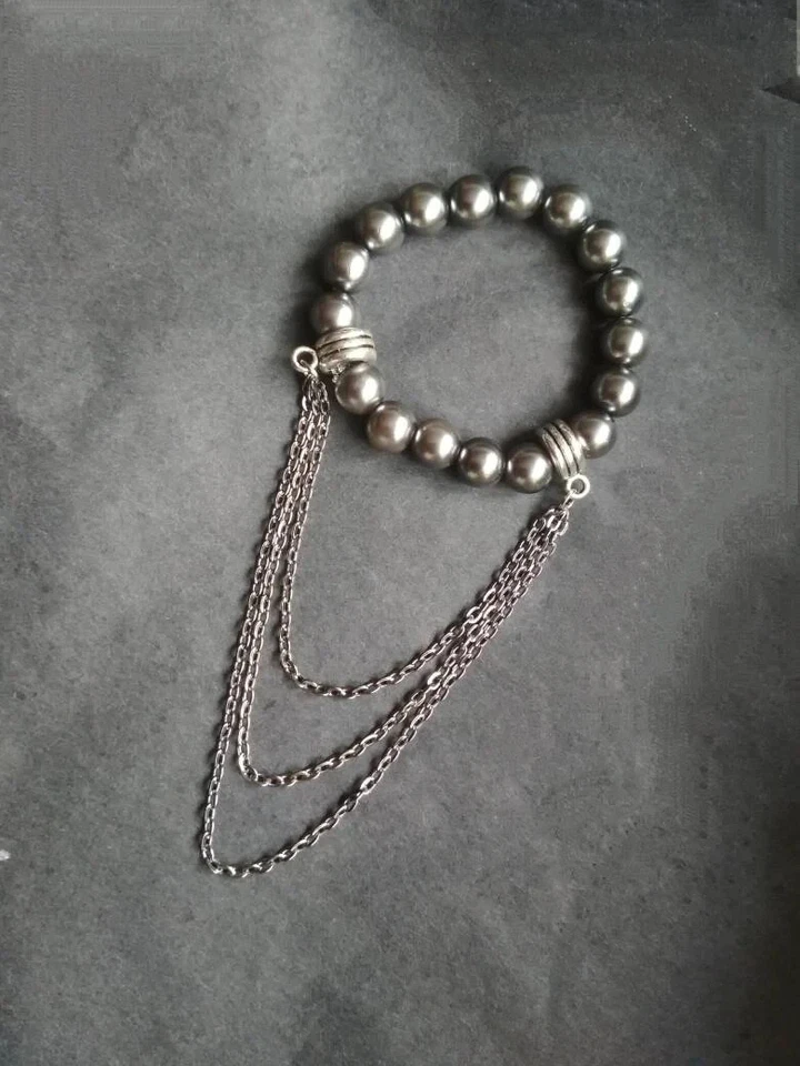 Perlen Penisschmuck Intim Penis Manschette Armband verstellbar Herrenschmuck UK - Bild 3 von 4