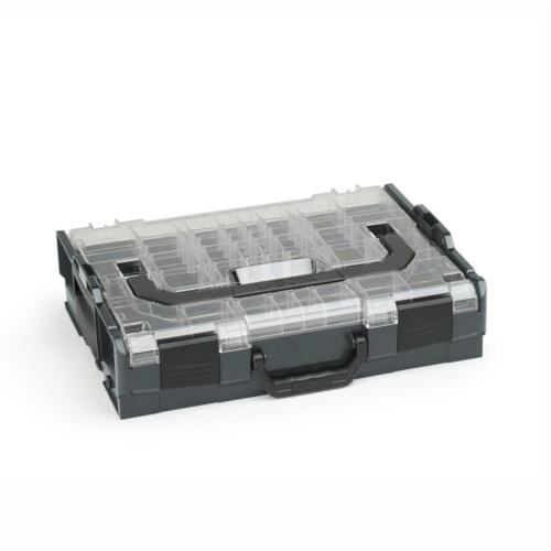 L-BOXX 102 couvercle anthracite transparent | Boîte à outils BOSCH SORTIMO vide  - Photo 1/5