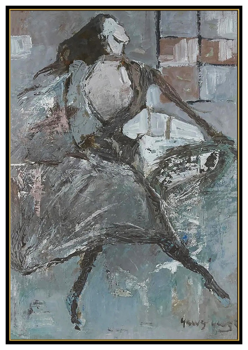 Yang Yang Original Painting Female Figurative Portrait Signed