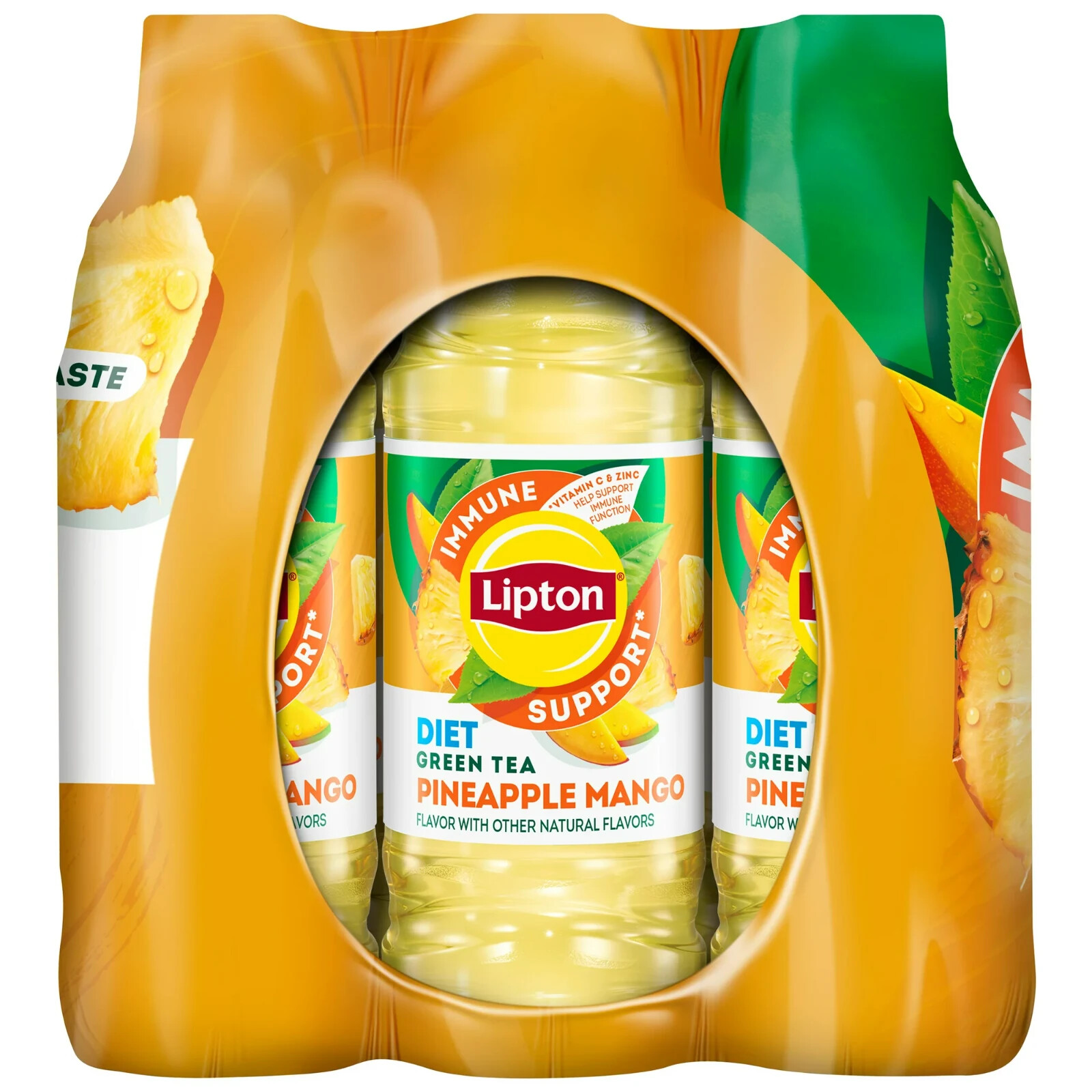 Lipton Green Tea Diet Pineapple Mango 16.9 Oz Bottles 12 pack eBay