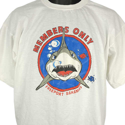 Shark Attack T Shirt Vintage 80s 