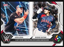 2026 Topps Now World Baseball Classic WBC WWE WBCO John Cena Shohei Ohtani