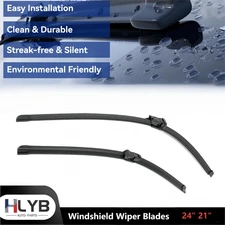 Set of 2 24"+21" Front Windshield Wiper Blades kit For 2008-2011 Buick Enclave
