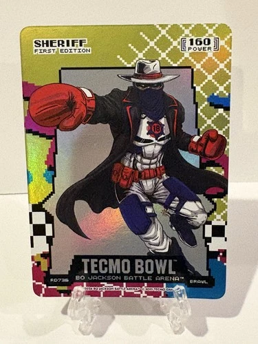 Bo Jackson Battle Arena Tecmo Bowl SHERIFF 80s 8-bit Rad Battlefoil Brawl SP
