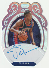 Joe Dumars RS-JOE Autograph 2022-23 Panini Crown Royal Signatures /49 Pistons