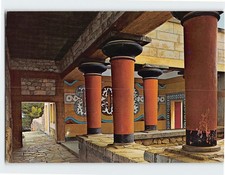 Postcard The Verandah of the Royal Guard Place of Knossos Greece