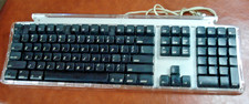 Vintage Apple PRO M7803 Computer Keyboard iMac Macintosh Silver/Clear/Black Keys