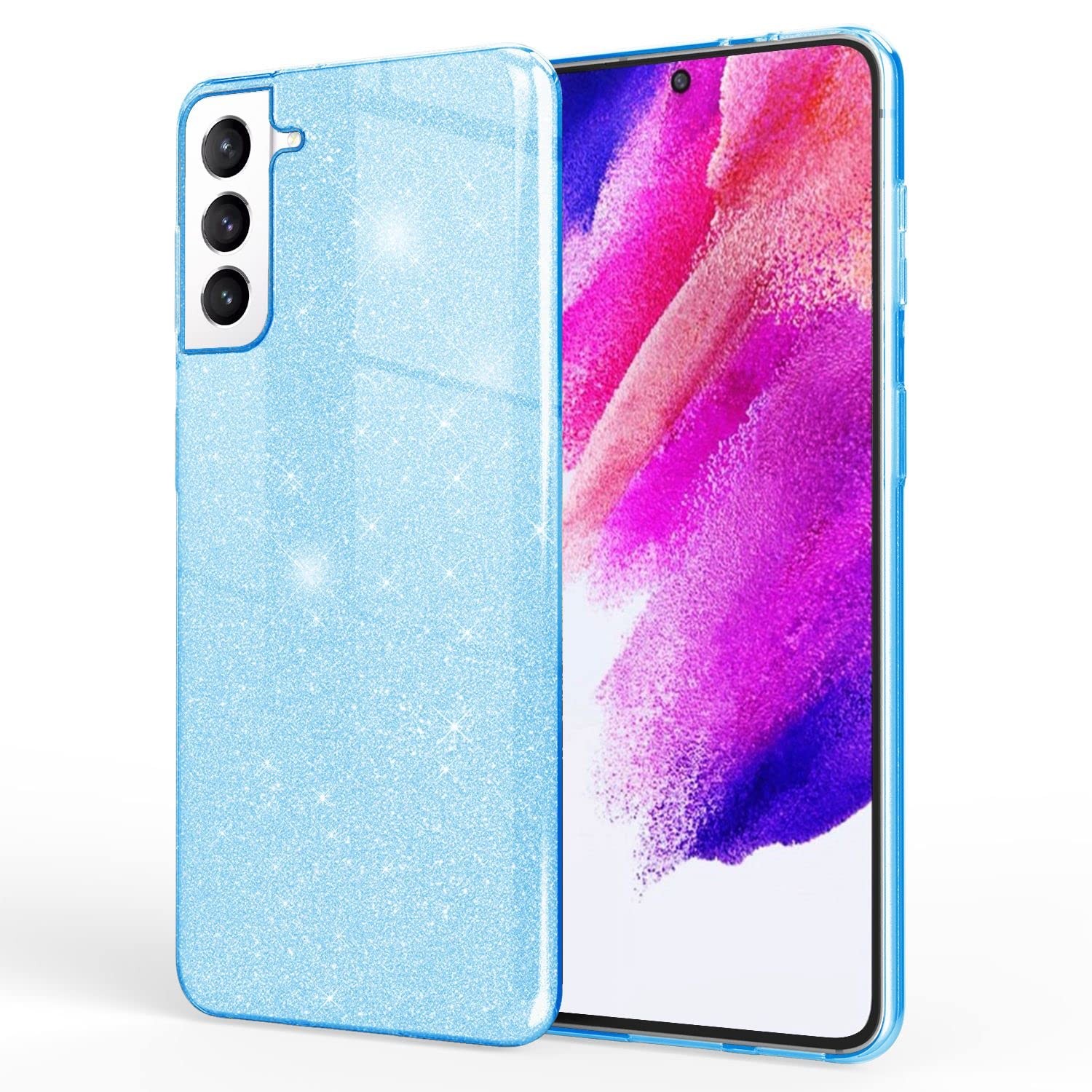 Coque Samsung S21 FE paillettes protection intégrale anti-rayure fine
