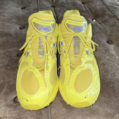 ASICS GEL-Nimbus 10 Men's Running Low Top Mesh Lace-Up Sneaker Yellow