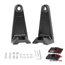 Side Brackets, Light Bar Mounting Brackets Kit Universal Side Black Normal