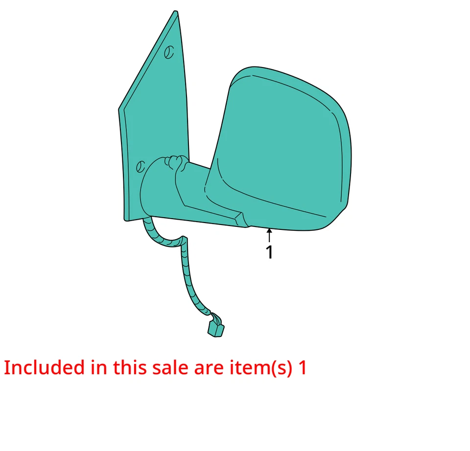 ESPEJO GM ASM O/S RR VIEW MAR 15768764 NUEVO OEM 15768764 Foto 2 de 3