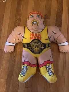 1990 WWF Wrestling Buddies Hulk Hogan Pillow