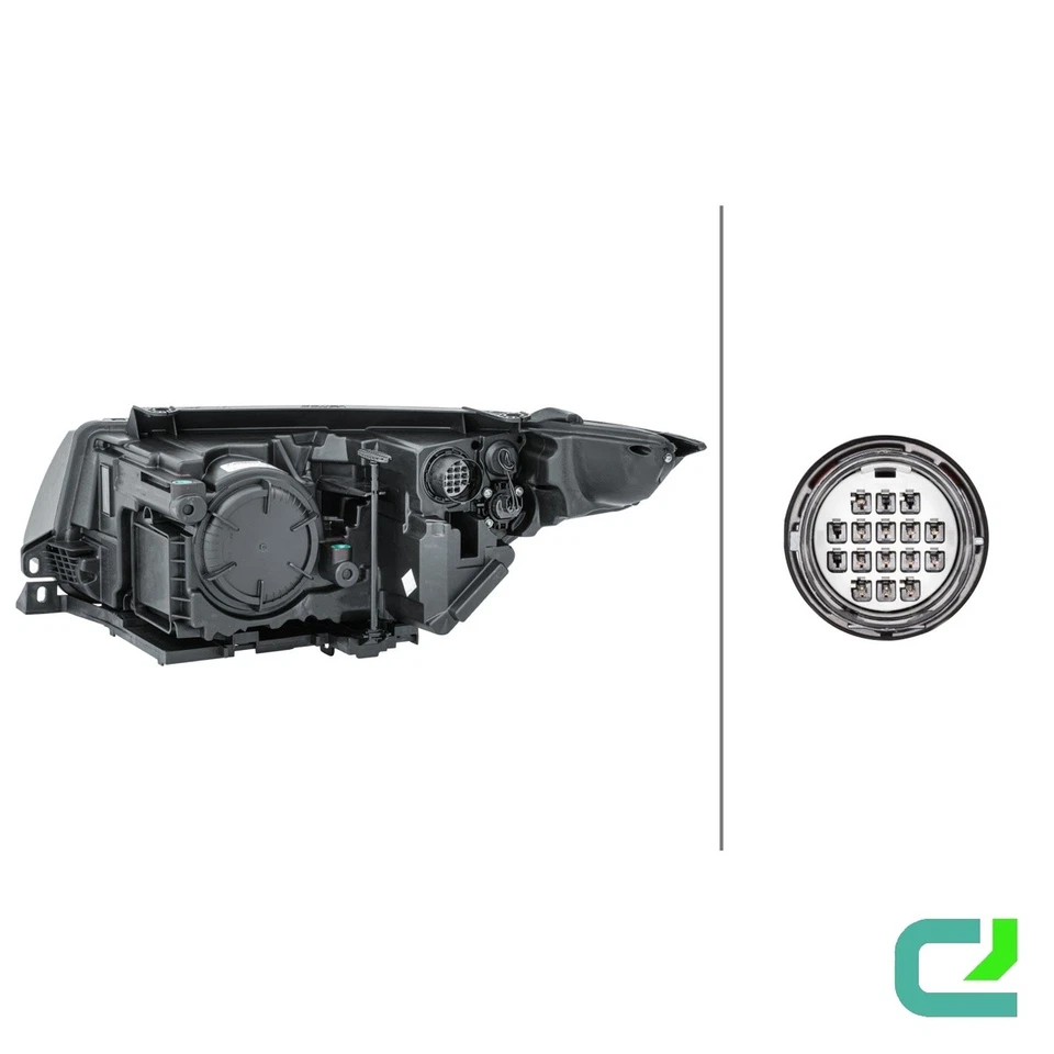 Hauptscheinwerfer rechts 12 V HB3 Halogen HELLA für u.a. AUSTIN Princess 2 - Bild 2 von 4