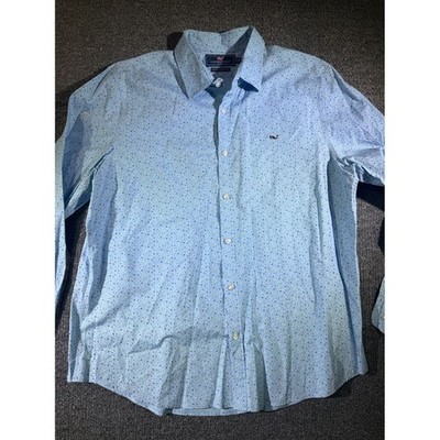 Vineyard Vines XL Slim Fit Whale Shirt featuring a ''Micro Sail Dot''