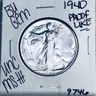 1940 BU GEM LIBERTY WALKING SILVER HALF UNC MS+++ U.S. MINT RARE COIN 9746