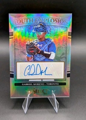 2022 Panini Select Gabriel Moreno /199 Rookie Auto Youth Explosion #YES-GM