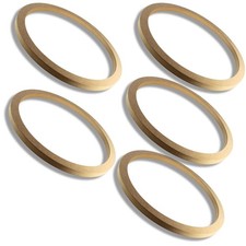 Five Install Bay 15" High Quality Wood MDF Speaker Spacer Rings 3/4" Depth SR15