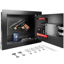 Hidden In Wall Safes Between Studs with Removable Pegboard,0.405 cu ft Hidden...