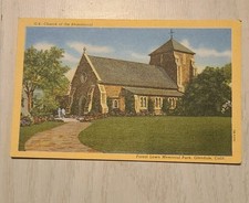 Forest Lawn Memorial Park Church of the Recessional Exterior Glendale Postcard