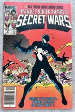 Secret Wars #8 Newsstand 1st Black Suit Spider-Man Venom Origin Marvel NM- 1984
