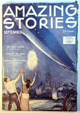 Clark Ashton SMITH / PLUTONIAN DRUG in AMAZING STORIES Magazine Vol 9 No 5 1st