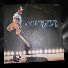 Bruce Springsteen  The E-Street Band LIVE 1975-85 Box Set 3 Audio Cassette Tape
