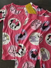 New Disney Junior Minnie Mouse Pajamas Set 2Pcs / Size 4T