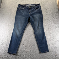 Old Navy Rockstar Jeans Women 18 Blue Cotton Denim Skinny Mid-Rise Faded Stretch