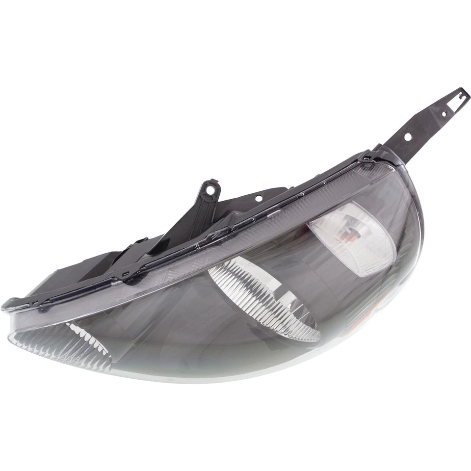 Driver Side Headlight For Honda Fit 2007-2008 Halogen w/ Bulb/s Nighthawk Black - Image 4 of 4