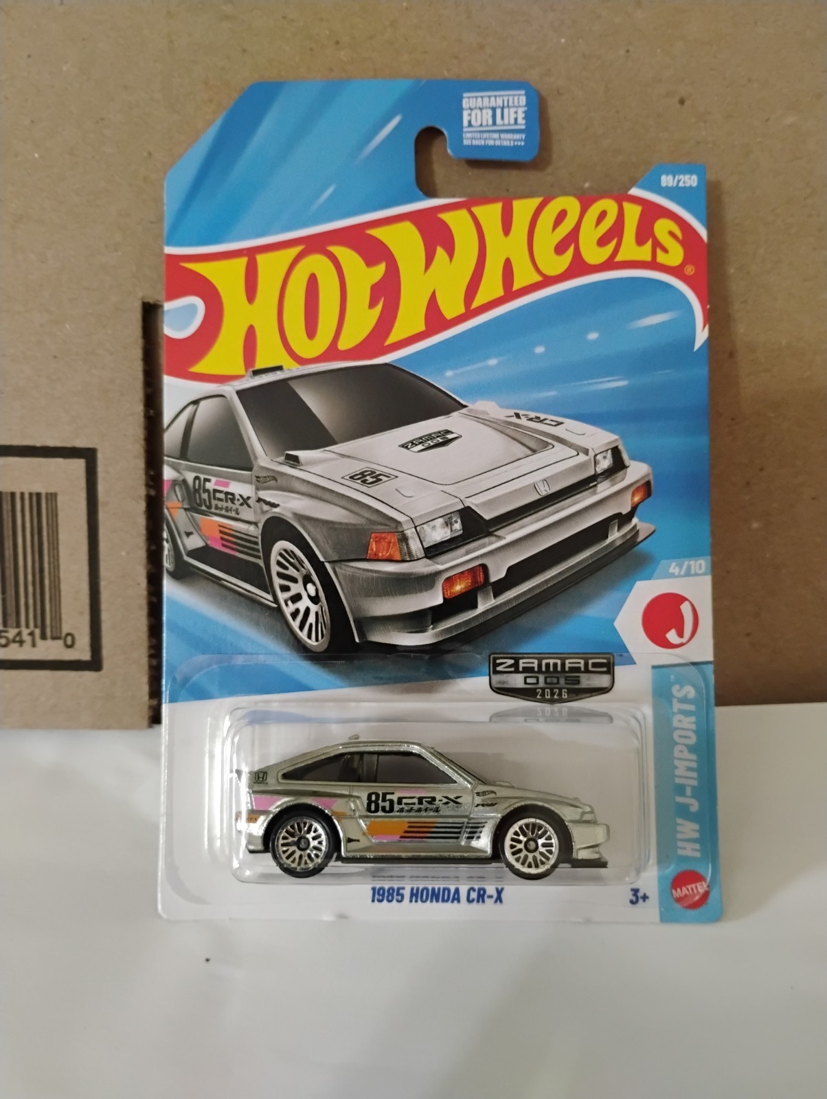 2026 Hot Wheels 1985 Honda CR-X Zamac