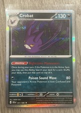 Crobat 051/086 Me04: Chaos Rising Holo Pokemon Card