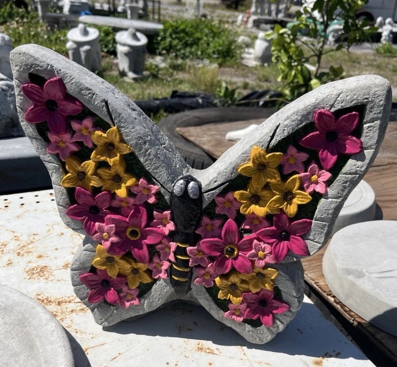 latex fiberglass mold. Make Concrete Or Plaster 11 Inches Tall Butterfly. 