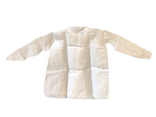 Workhorse Microporous Lab Coats White 30 Pack Disposable PPE Protective Coat