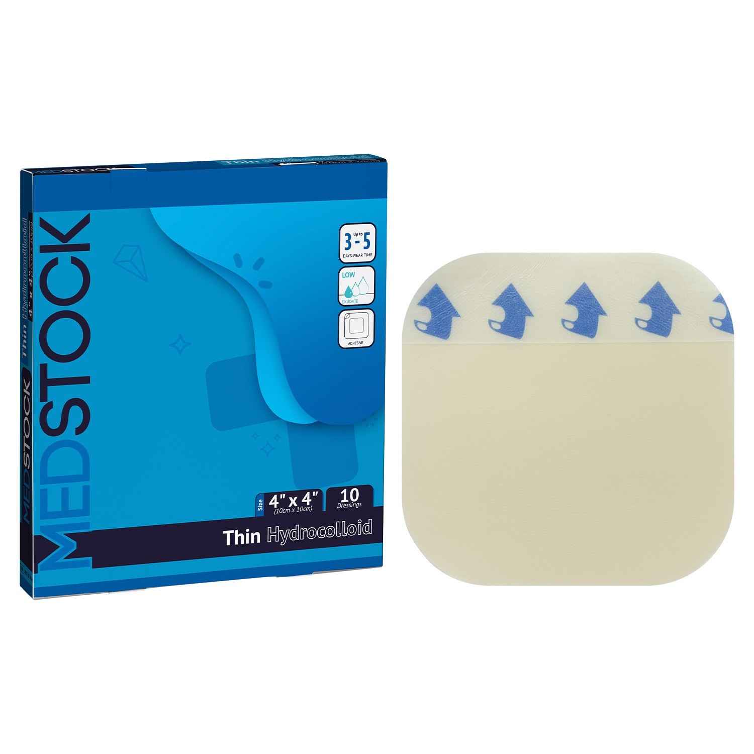 MEDSTOCK Thin Hydrocolloid Dressing - 4