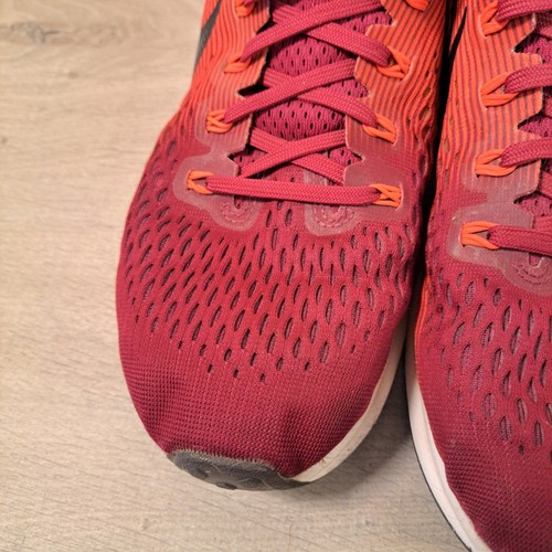 Nike Air Zoom Pegasus 34 Maroon Crimson Running Gym Trainers Mens UK8.5 EU43 - Picture 5 of 24