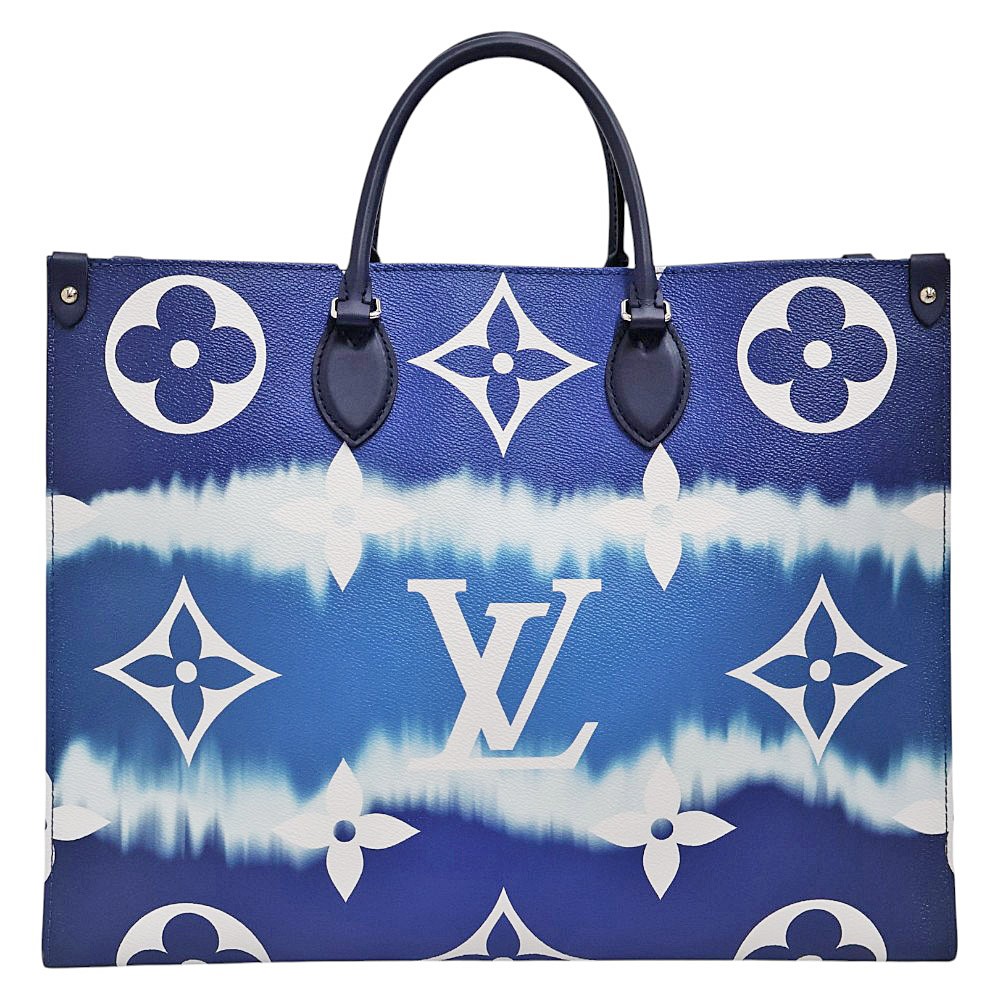 Louis Vuitton OnTheGo M45120 Coated Canvas Blue Shoulder Bag 2020 #KNB268