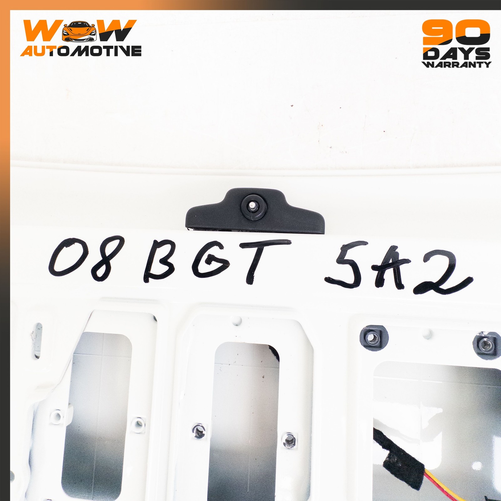 07-11 BENTLEY CONTINENTAL GTC TRUNK LID PANEL METALLIC GLACIER WHITE B7 /A9B OEM