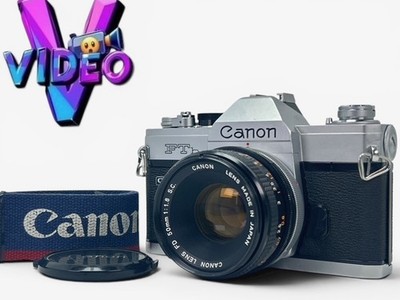 [Exc+5] Canon FTb-N FTb QL Late Model Film Camera FD 50mm F1.8 S.C. From JP