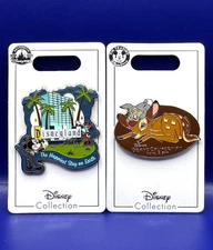 Disney Parks 2 Pin lot Disneyland Hotel + Grand California Bambi Thumper - NEW