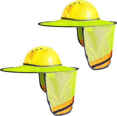 Proteccion De Solar Para Casco Seguridad El Sol Sombreros Cascos Protector 2 Set